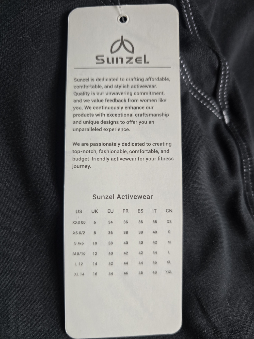 Sunzel High-Waist Black Flare Leggings - Picture 2 of 5